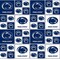 Licensed NCAA Penn State Block PS-020 Cotton Fabric by the Yard